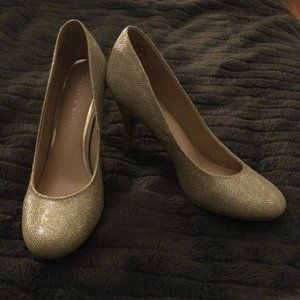 Sparkly gold high heels - Size 11